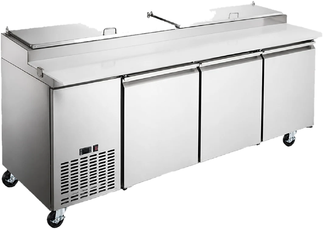 Hardline REF-PP-PICL03 Pizza Prep Table, 3 door