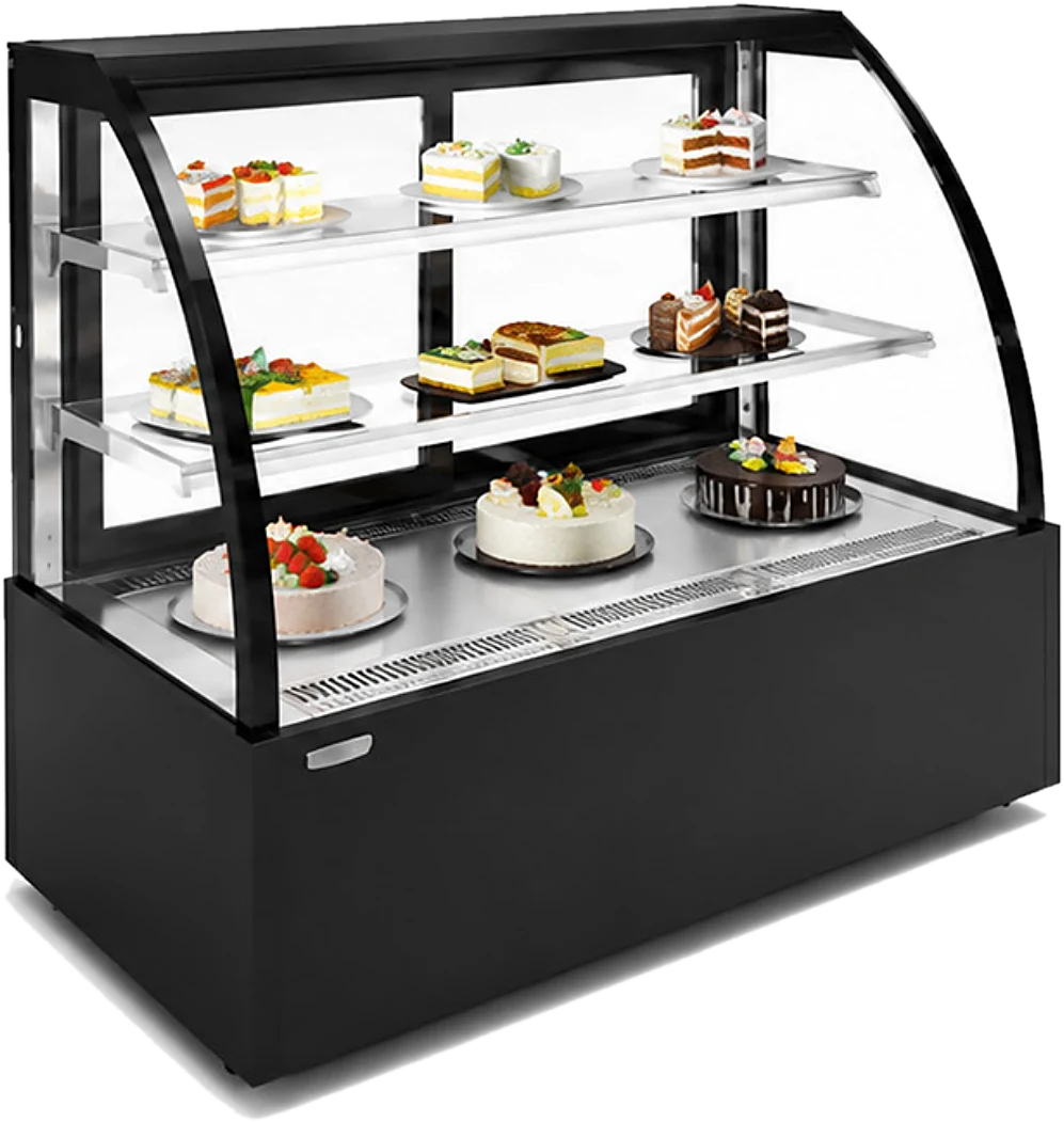 Hardline DIS-ARC-09 Curved glass bakery case