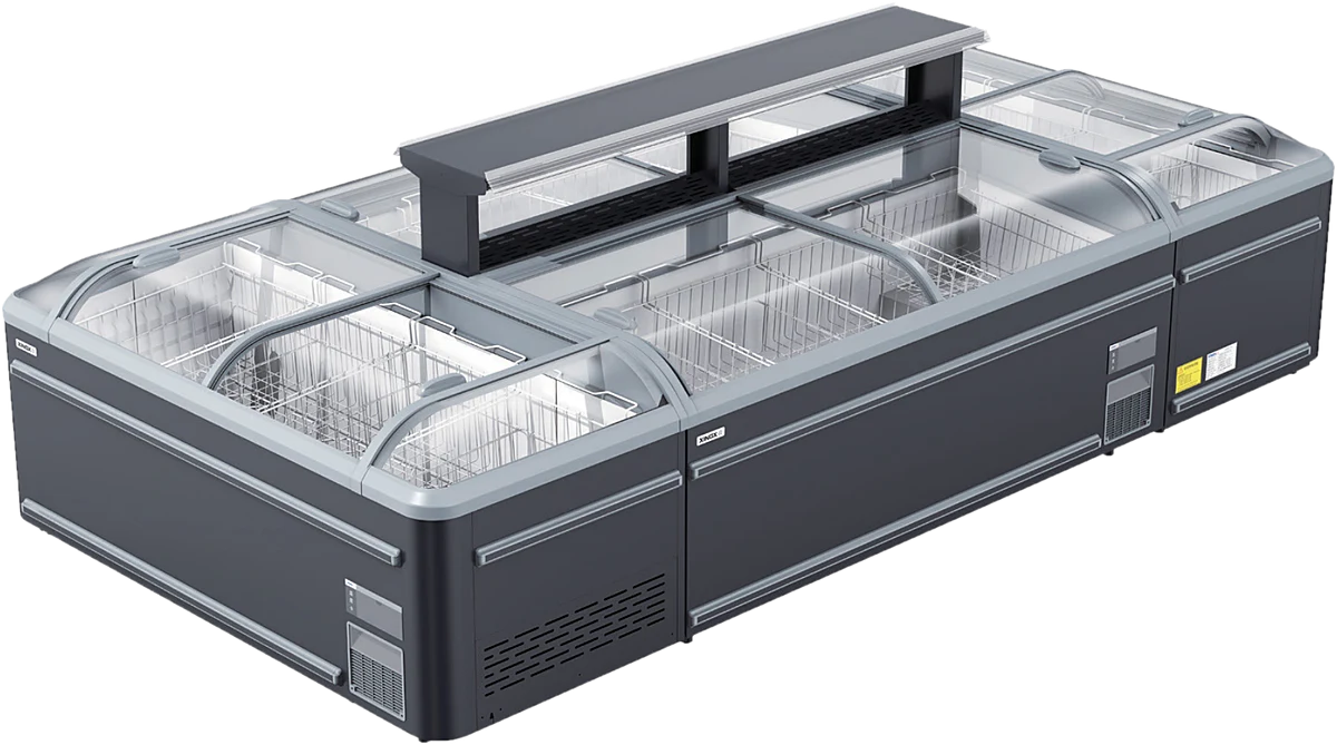 Hardline DIS-CB-550A Island combination freezer, E-Series