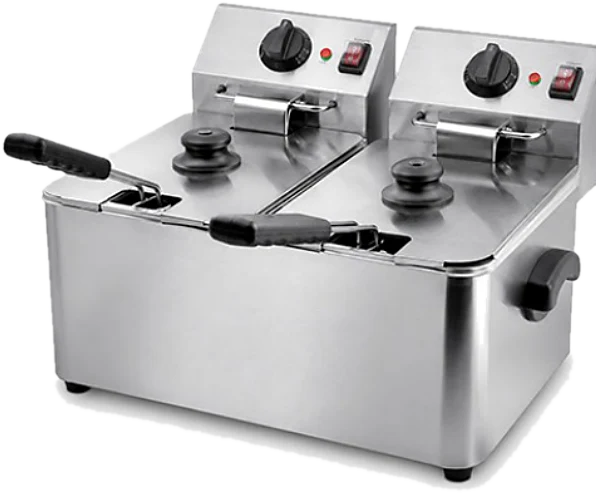 Hardline BFT-FRY-22 Countertop deep fryer, double well