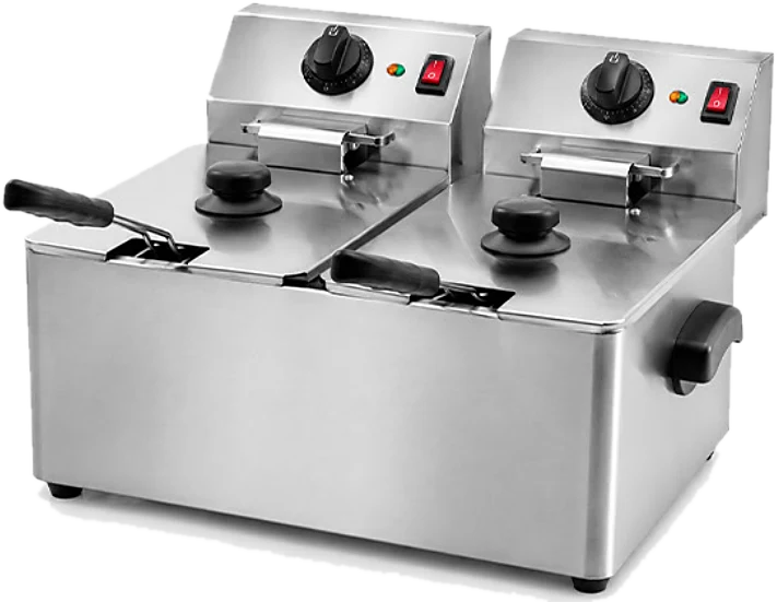 Hardline BFT-FRY-32 Countertop deep fryer, double well