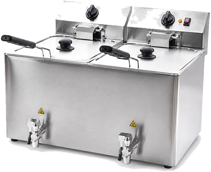 Hardline BFT-FRY-32C Countertop deep fryer, double well